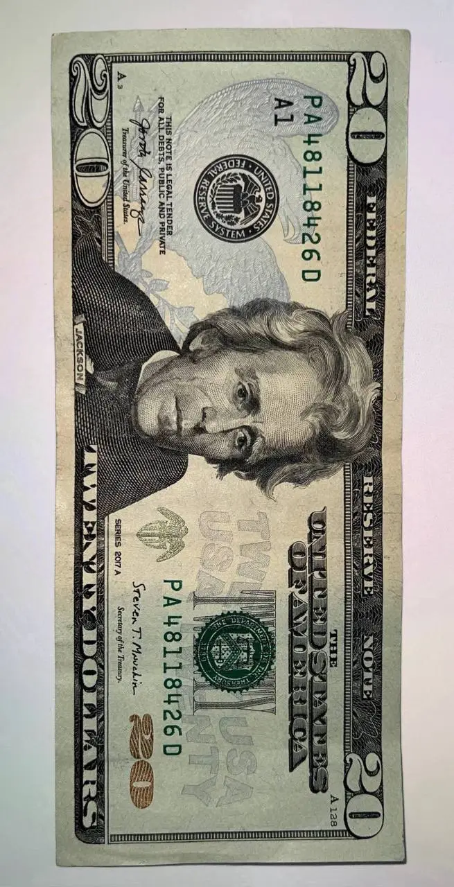 $20 Bill Detail